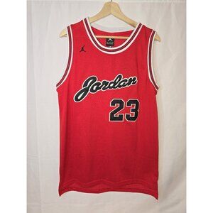 Michael Jordan Jersey #23 Red Size Medium Mens/Unisex